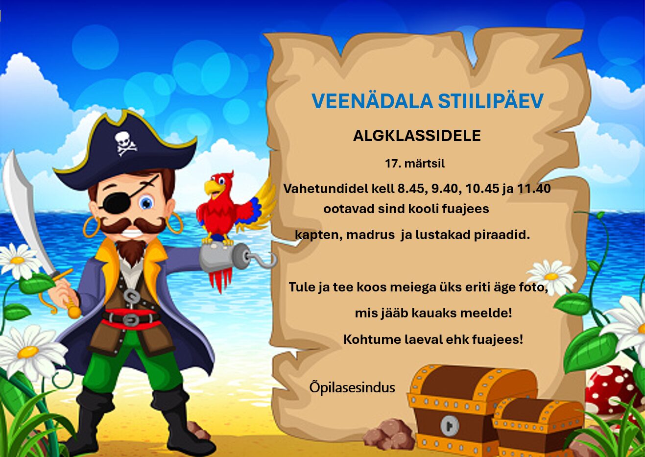 Veenädala stiilipäev algklassidele