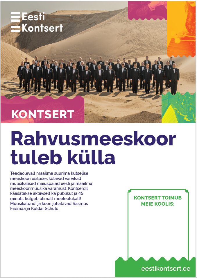 Eesti Rahvusmeeskoor tuleb külla